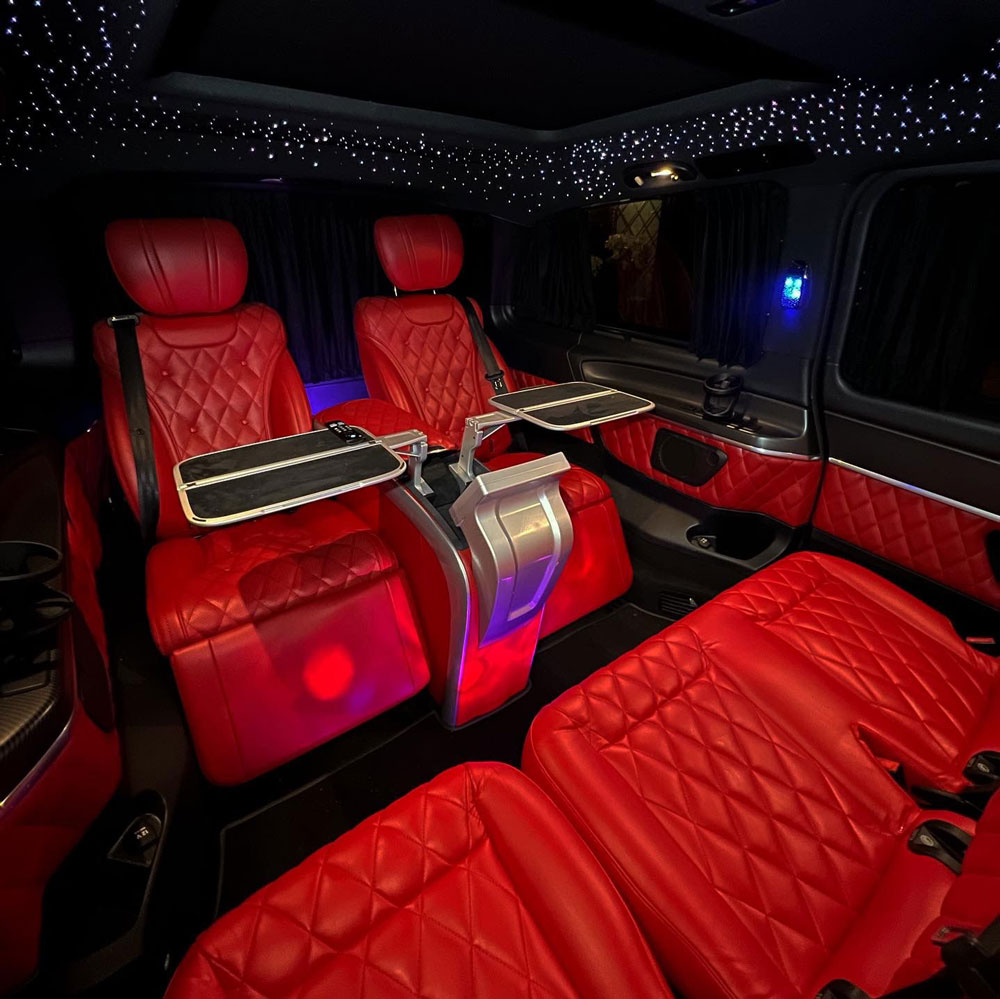 Mercedes CR Road Plane (Red Interior) - CR Chauffeurs